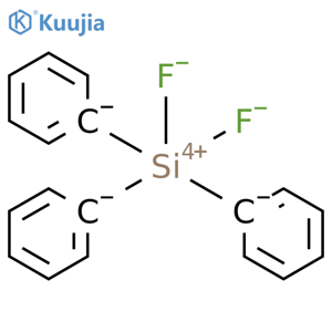 Silicate(1-), difluorotriphenyl-, (TB-5-11)- structure