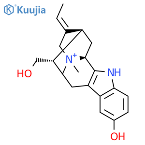 (1S,12S)-15-Ethylidene-13-(hydroxymethyl)-17-methyl-3-aza-17-azoniapentacyclo[12.3.1.02,10.04,9.012,17]octadeca-2(10),4(9),5,7-tetraen-7-ol structure