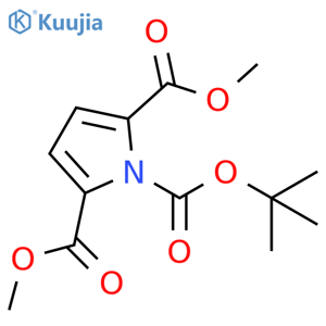 1H-Pyrrole-1,2,5-tricarboxylic acid, 1-(1,1-dimethylethyl) 2,5-dimethyl ester structure