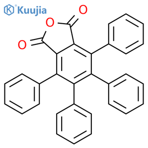 Tetraphenylphthalic anhydride structure