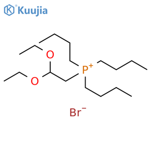 Phosphonium, tributyl(2,2-diethoxyethyl)-, bromide (1:1) structure