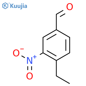 4-ethyl-3-nitrobenzaldehyde structure