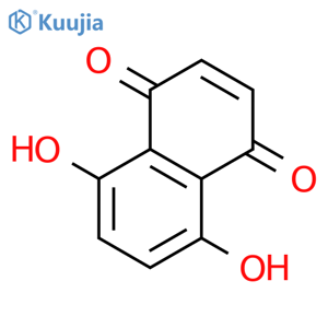 Naphthazarin structure