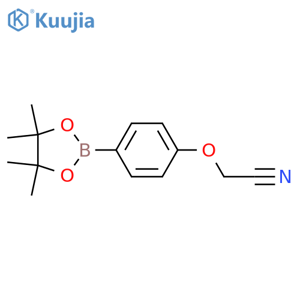 4-Cyanomethoxyphenylboronic acid, pinacol ester structure