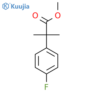 Methyl 2-(4-fluorophenyl)-2-methylpropanoate structure