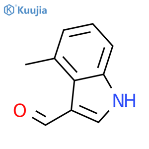 4-Methyl-1H-indole-3-carbaldehyde structure