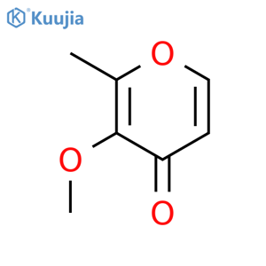 3-Methoxy-2-methyl-4H-pyran-4-one structure