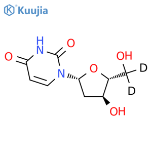 2'-Deoxyuridine-5',5''-d2 structure