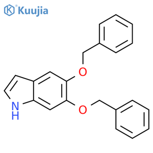 5,6-Bis(benzyloxy)-1H-indole structure