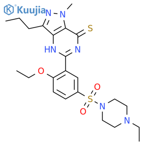 Thiohomo Sildenafil structure