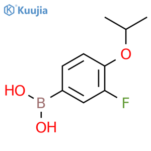 3-Fluoro-4-isopropoxyphenylboronic acid structure