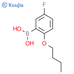 2-Butoxy-5-fluorophenylboronic acid structure