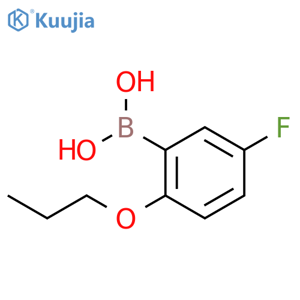 5-Fluoro-2-propoxyphenylboronic acid structure