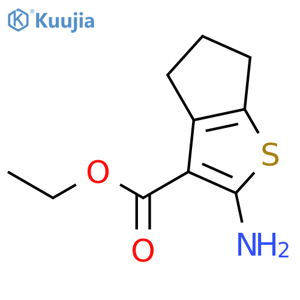 ethyl 2-amino-4H,5H,6H-cyclopentabthiophene-3-carboxylate structure