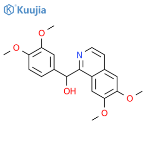 1-Isoquinolinemethanol,a-(3,4-dimethoxyphenyl)-6,7-dimethoxy- structure