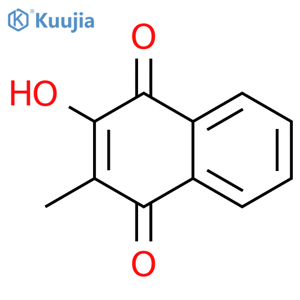 2-hydroxy-3-methyl-1,4-dihydronaphthalene-1,4-dione structure