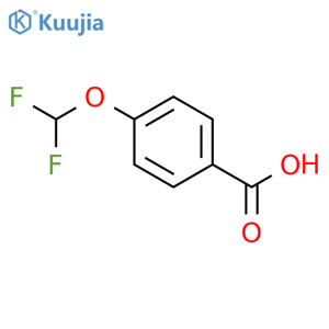 4-(Difluoromethoxy)benzoic acid structure