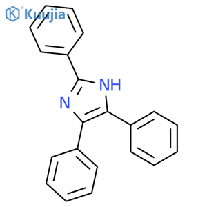 2,4,5-triphenyl-1H-imidazole structure