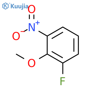 1-fluoro-2-methoxy-3-nitro-benzene structure