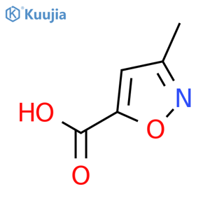 3-Methylisoxazole-5-carboxylic acid structure