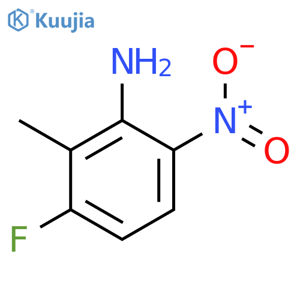 3-fluoro-2-methyl-6-nitro-aniline structure