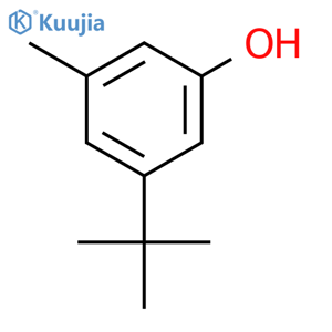 5-tert-butyl-m-cresol structure