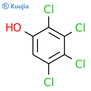 2,3,4,5-tetrachlorophenol structure