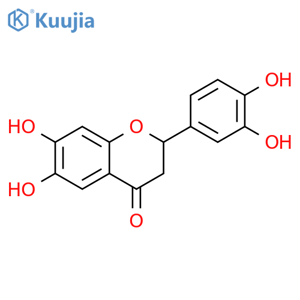 2-(3,4-Dihydroxy-phenyl)-6,7-dihydroxy-chroman-4-on structure