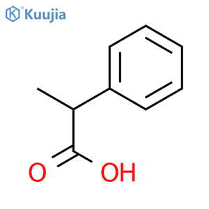 2-Phenylpropionic acid structure