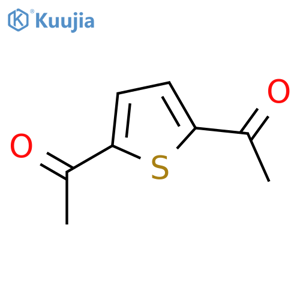 1,1'-(thiophene-2,5-diyl)bisethan-1-one structure