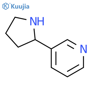 3-[(2S)-pyrrolidin-2-yl]pyridine structure