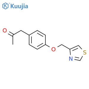 2-Propanone, 1-[4-(4-thiazolylmethoxy)phenyl]- structure