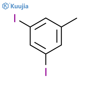 Benzene,1,3-diiodo-5-methyl- structure