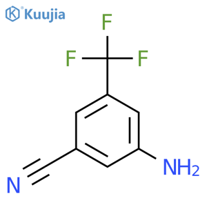 3-Amino-5-(trifluoromethyl)benzonitrile structure