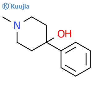 1-Methyl-4-phenylpiperidin-4-ol structure