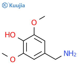 Phenol,4-(aminomethyl)-2,6-dimethoxy- structure