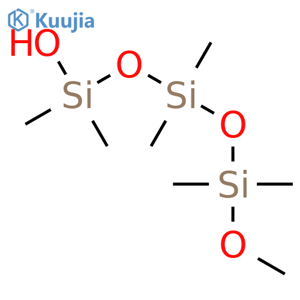 1-Trisiloxanol, 5-methoxy-1,1,3,3,5,5-hexamethyl- structure