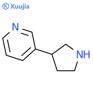 3-PYRROLIDIN-3-YLPYRIDINE structure