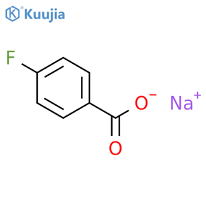 Sodium 4-fluorobenzoate structure