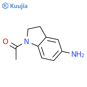 1-(5-amino-2,3-dihydro-1H-indol-1-yl)ethan-1-one structure