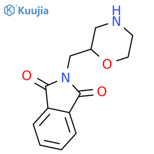 2-(Morpholin-2-ylmethyl)isoindoline-1,3-dione structure