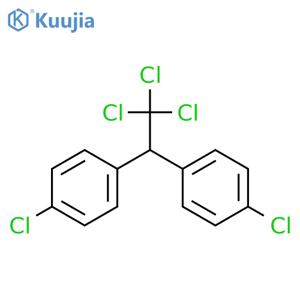 4,4'-Dichlorodiphenyltrichloroethane structure