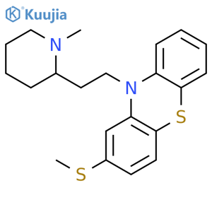 10-(2-(1-Methylpiperidin-2-yl)ethyl)-2-(methylthio)-10H-phenothiazine structure