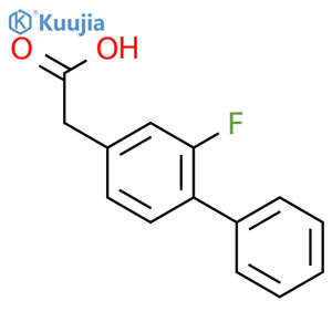 (2-Fluoro-4-biphenyl)acetic Acid structure