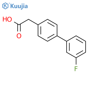 4-(3-Fluorophenyl)phenylacetic acid structure