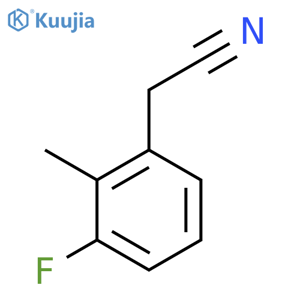 2-(3-Fluoro-2-methylphenyl)acetonitrile structure