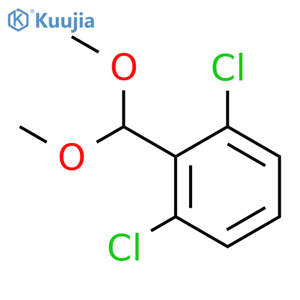 Benzene, 1,3-dichloro-2-(dimethoxymethyl)- structure