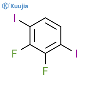 2,3-Difluoro-1,4-diiodobenzene structure