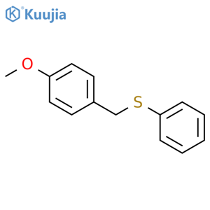 Benzene,1-methoxy-4-[(phenylthio)methyl]- structure