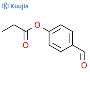 4-Formylphenyl propionate structure